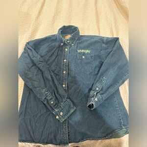 Wrangler Denim XS button down
